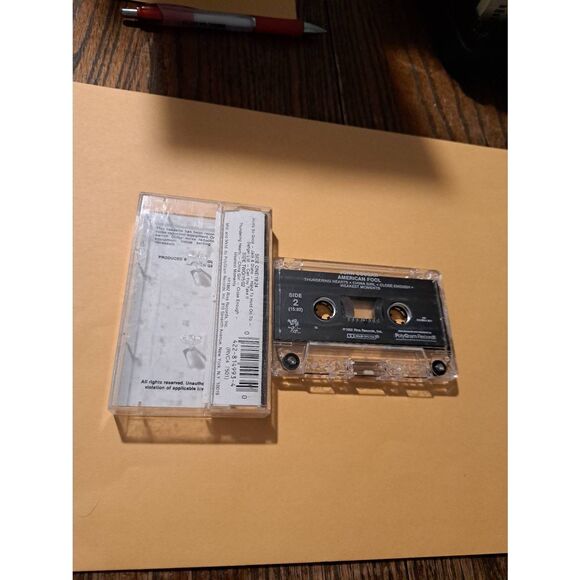Vintage 1982 John Cougar American Fool Cassette Polygram Records Case Cover - Picture 2 of 5